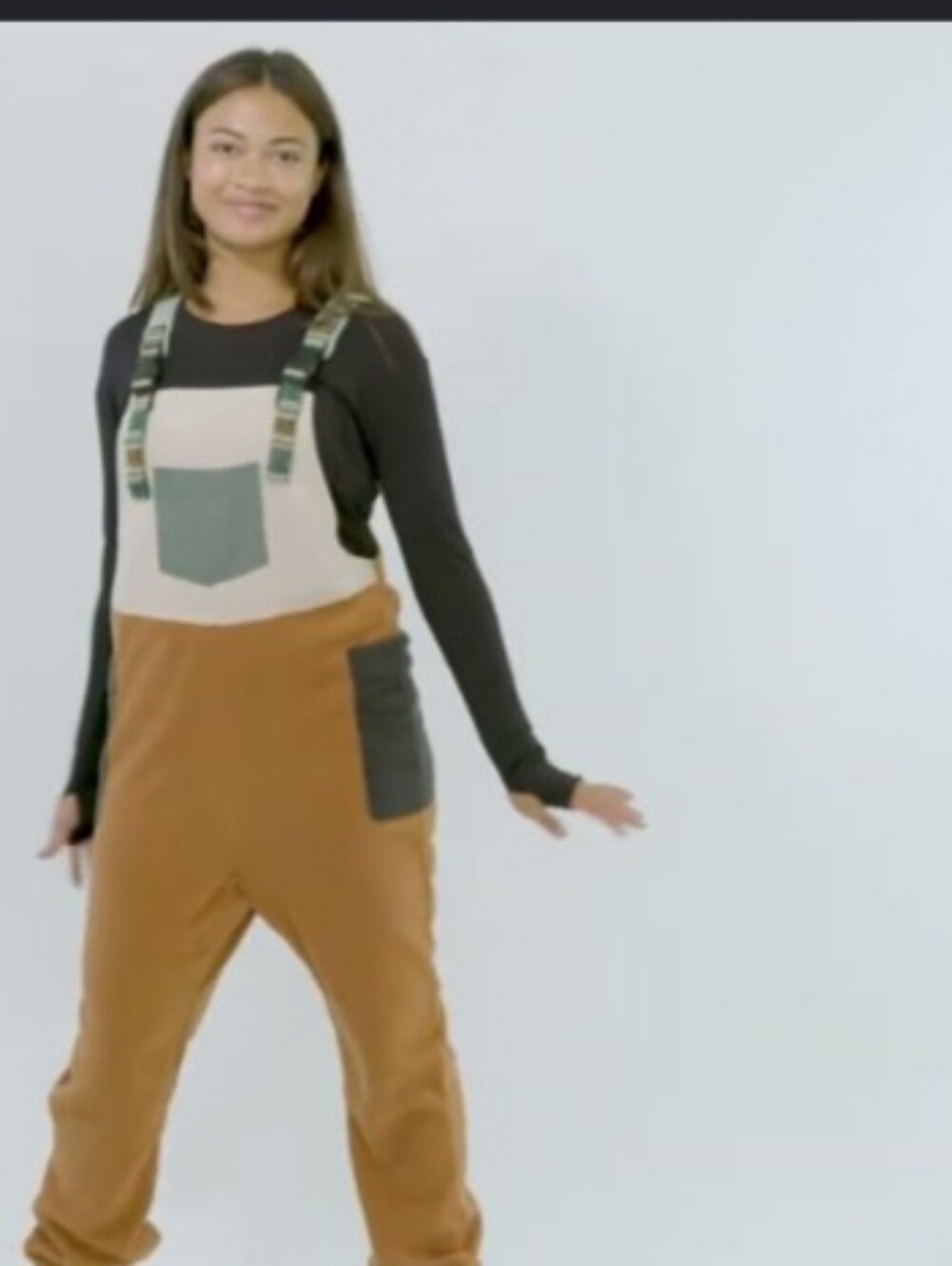 KAVU Colorblock Overalls - Picture 2 of 6
